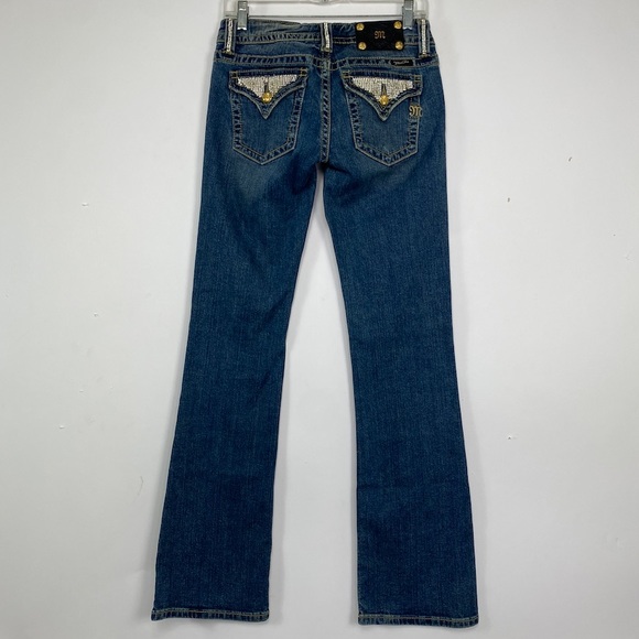 Miss Me Vintage 03 Studded Bootcut Jeans size 28 - Picture 3 of 16